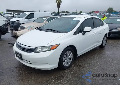 2012 Honda Civic Lx z USA, uszkodzony, nr VIN 19XFB2F54CE302941